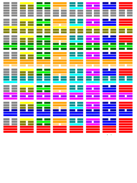 64 symbols colour square Tee - SOUL BROS by telberry