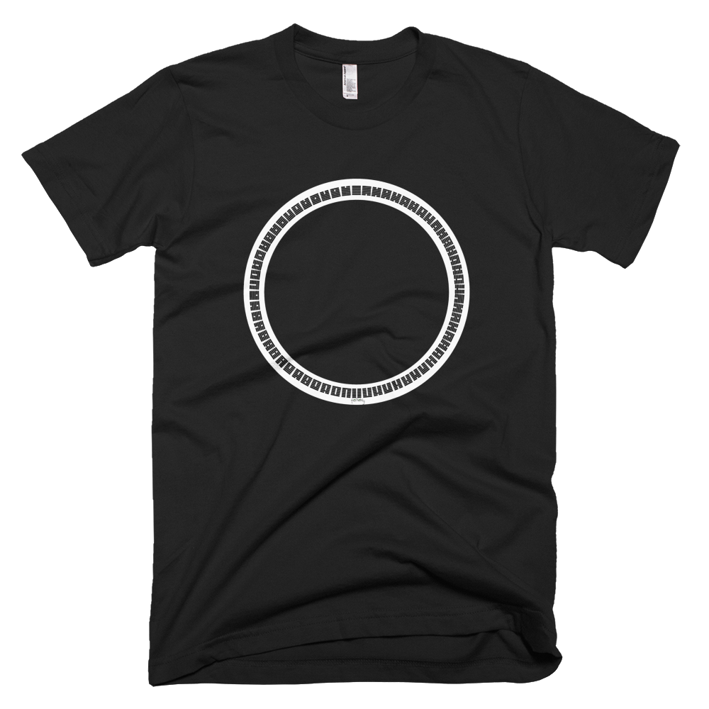 64 symbols b&w round Tee - SOUL BROS by telberry