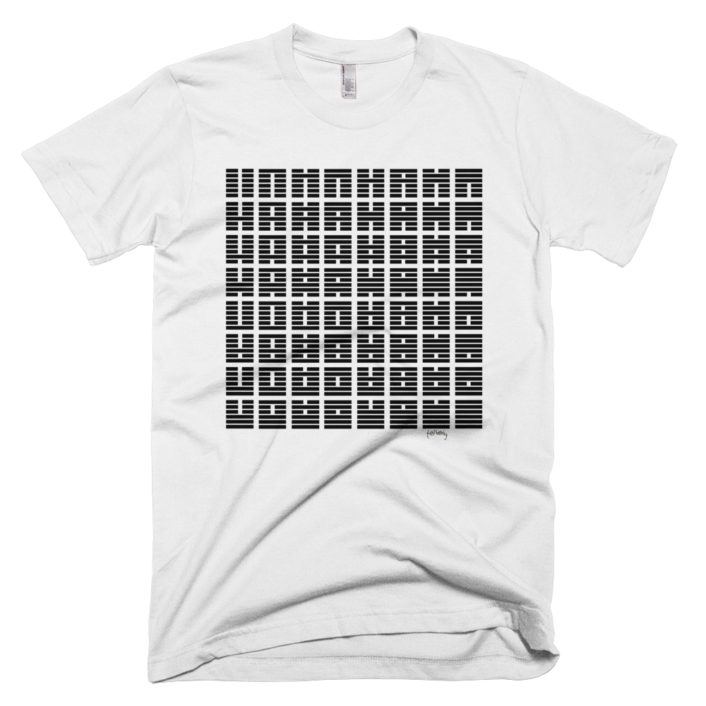 64 symbols b&w square Tee - SOUL BROS by telberry