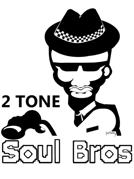 SOUL BROS B Ska Tee - SOUL BROS by telberry