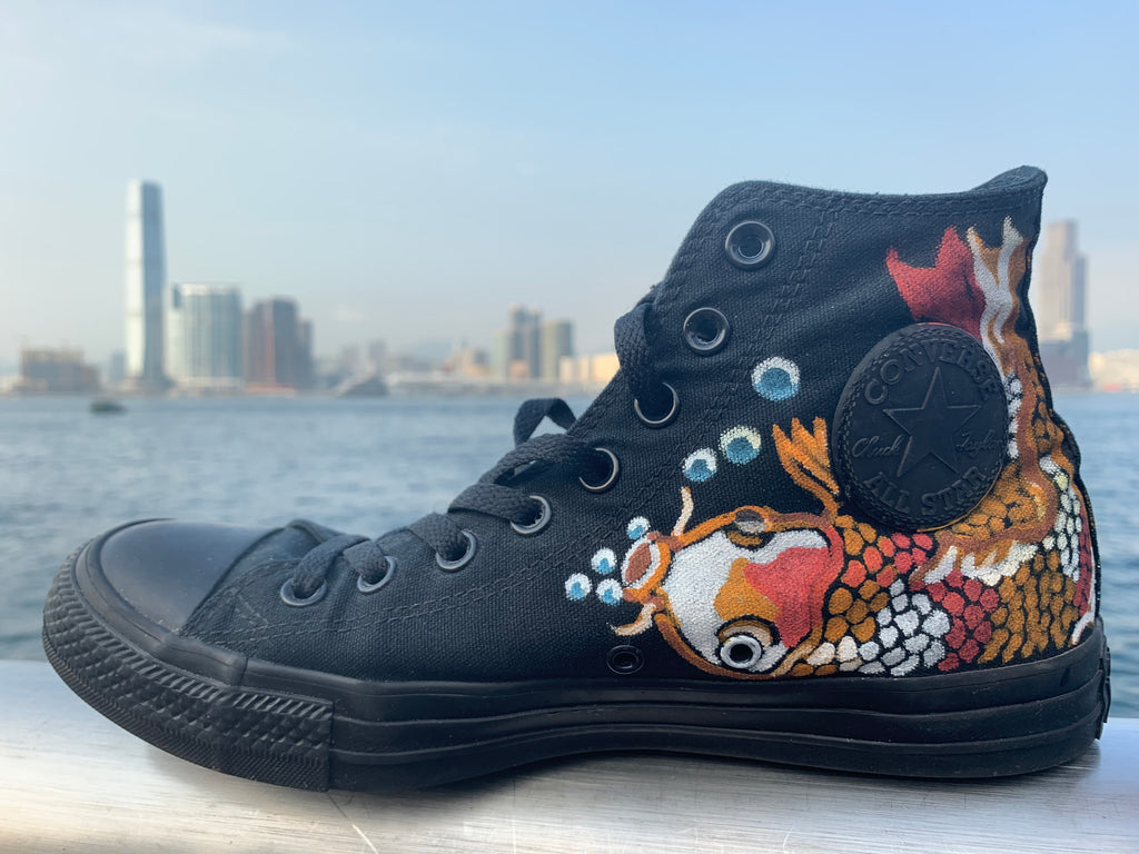 Hand-drawn sneakers