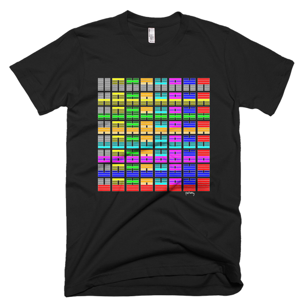 64 symbols colour square Tee - SOUL BROS by telberry