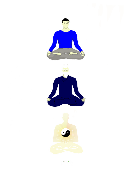 Taoist Meditation Tee - SOUL BROS by telberry