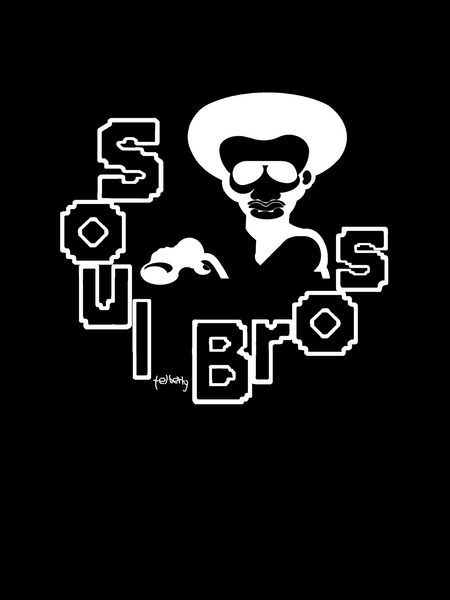 SOUL BROS WR Tee - SOUL BROS by telberry